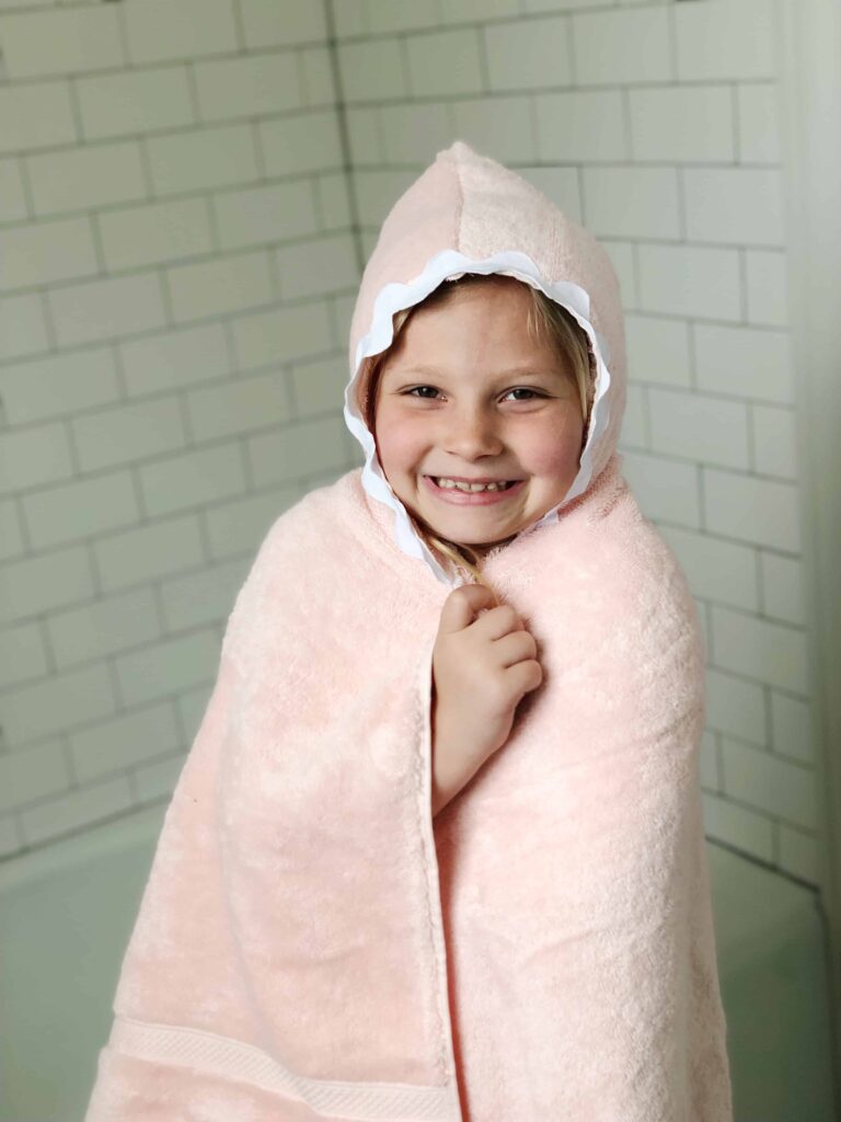 DIY Hooded Towel for kids