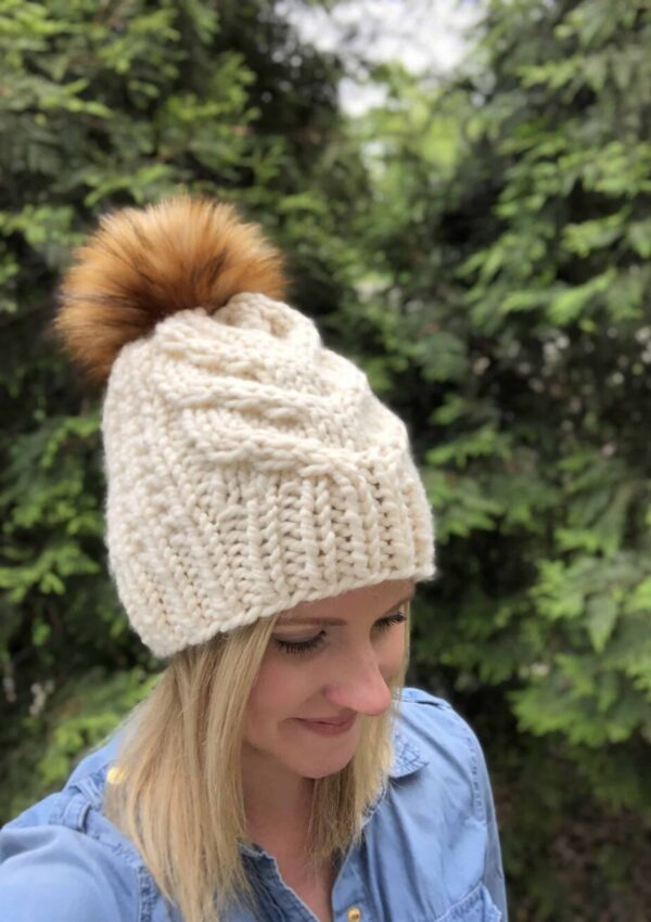 Free Cable Hat Knitting Pattern