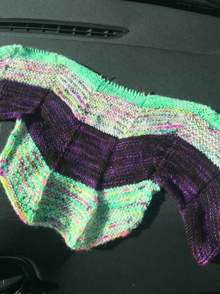 Clue one of the Building Blocks Shawl for Westknits 2016 Mystery Knit Along