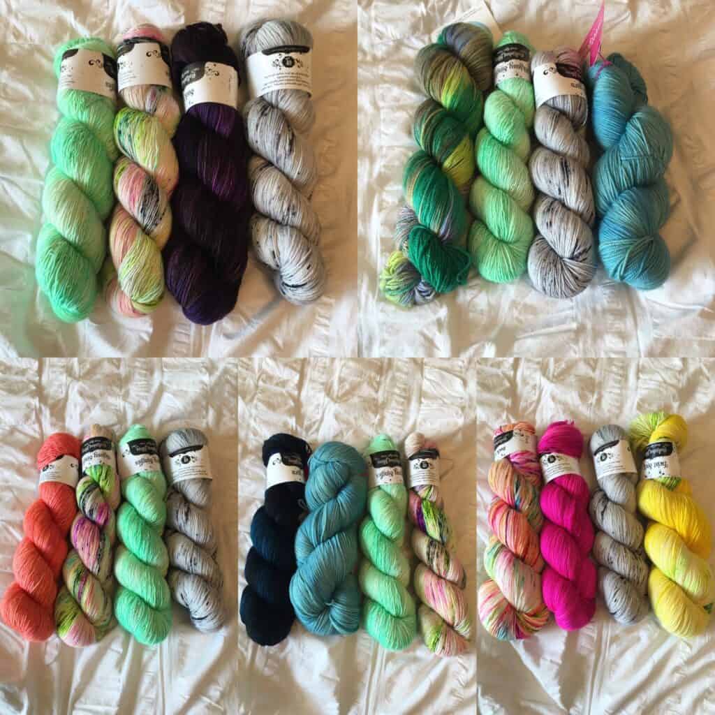 Colorful Fingering Weight Yarn