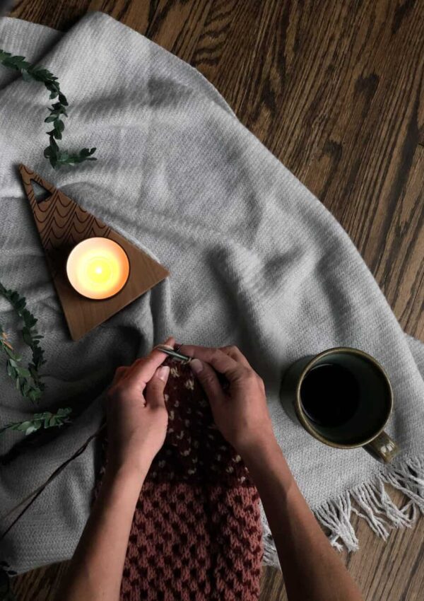 Two Color Mosaic Knitting