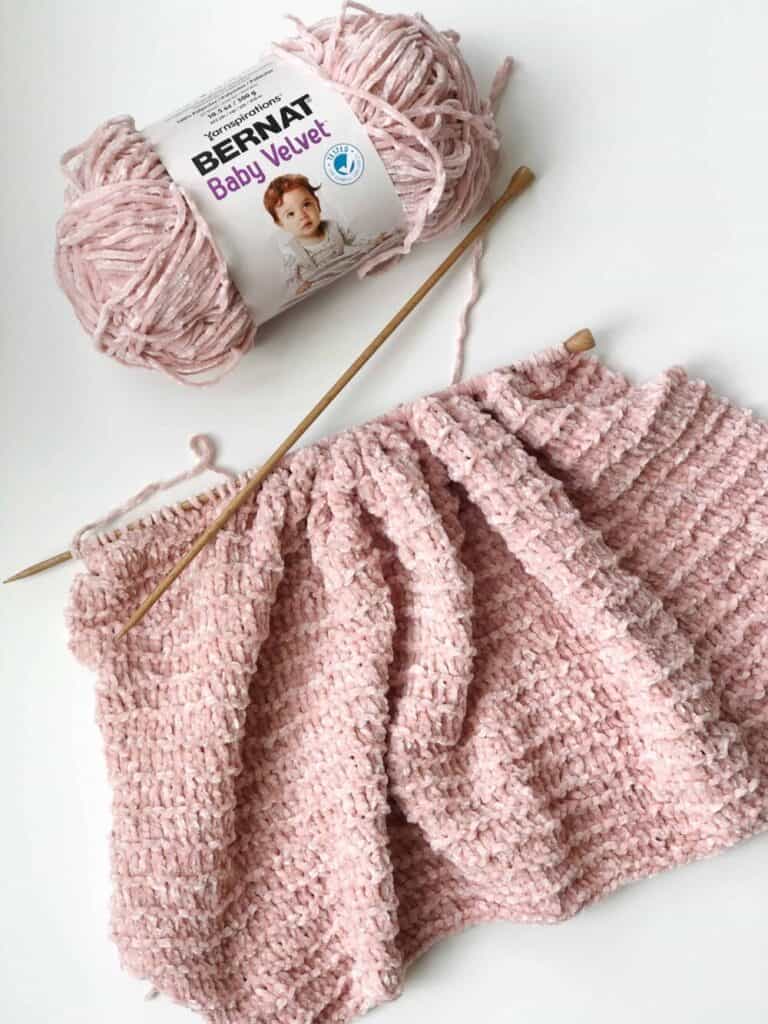 Knitting with velvet yarn. How to knit with velvet yarn