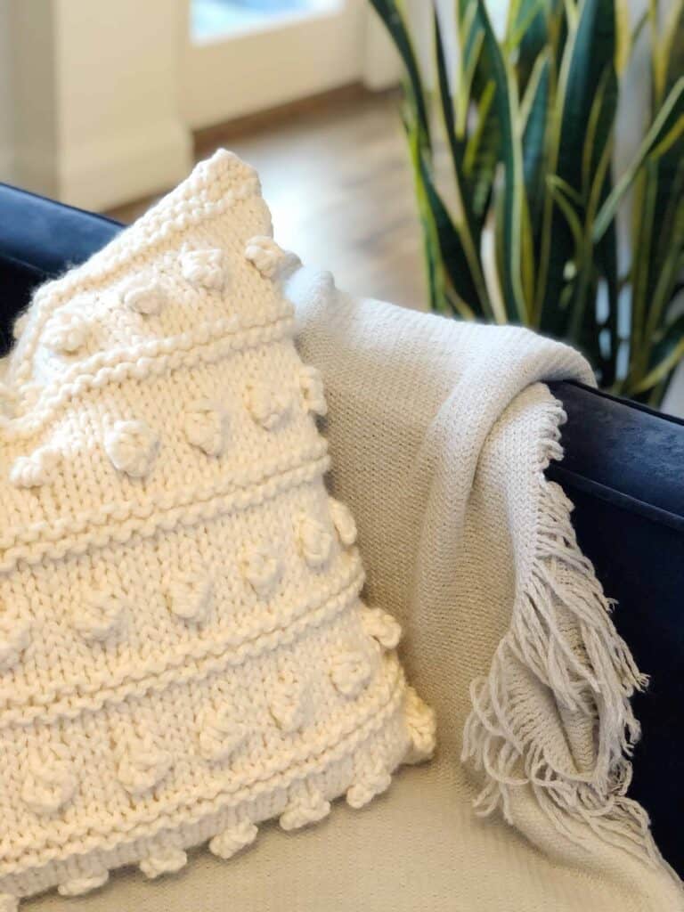 DIY Knit Pillow Pattern