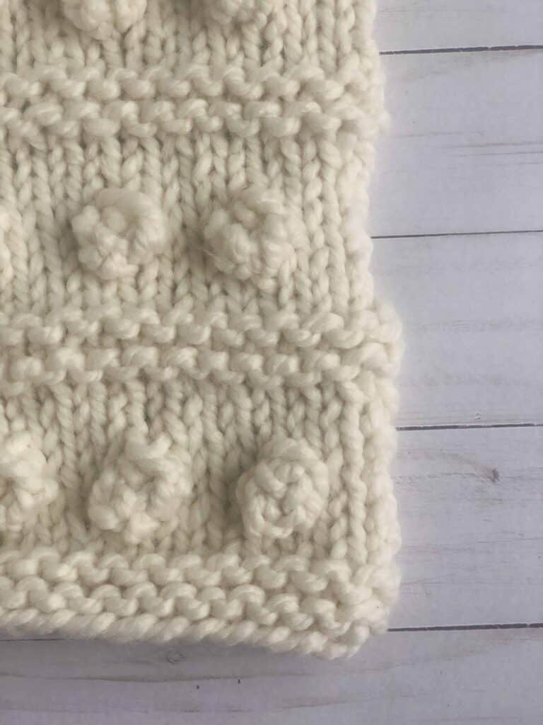 Chunky Bobble Knitting Pattern
