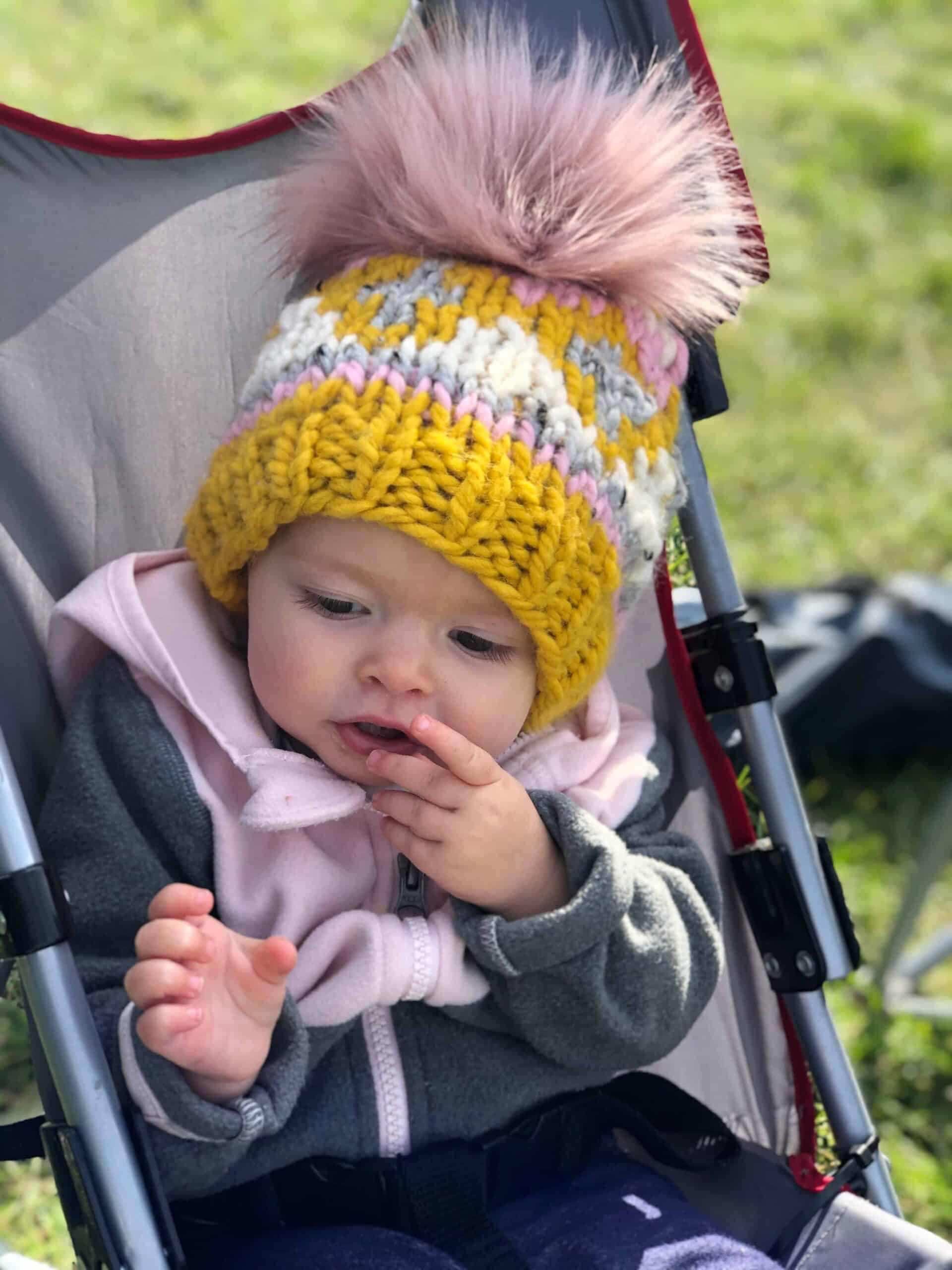 Glimmer Beanie Baby –  Free Baby Hat Knitting Pattern