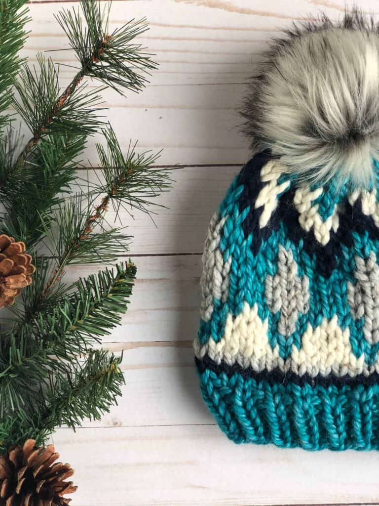 Child Fair Isle Hat Knitting Pattern