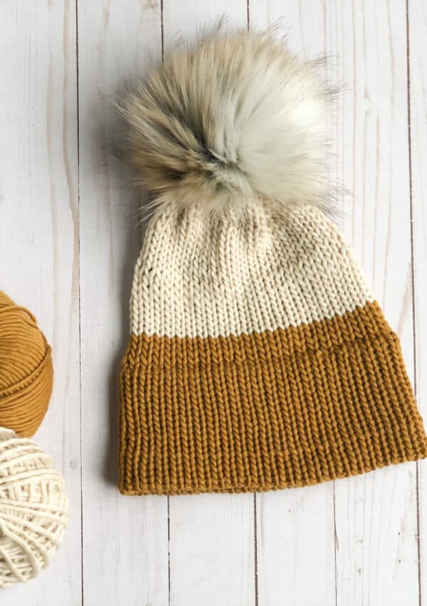 Maci Beanie – Knitting Machine Hat Pattern