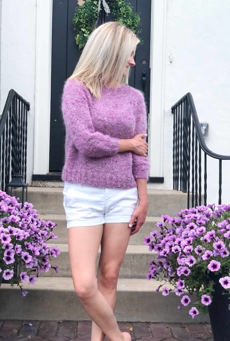 free and easy summer knit sweater pattern