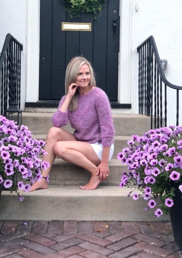 classic and easy knit sweater pattern
