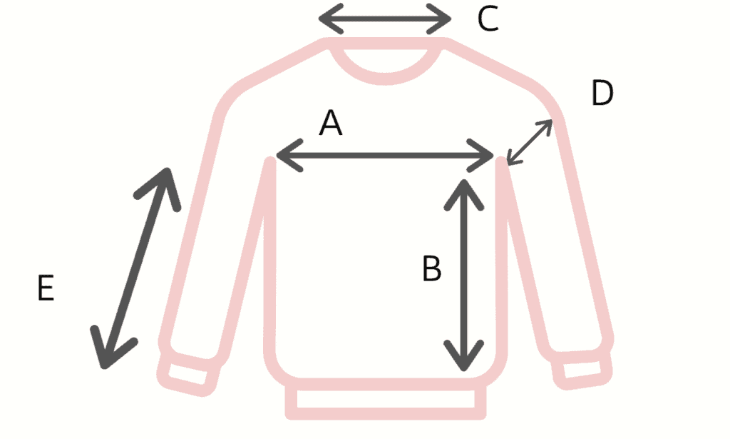 Easy Sweater Knitting Pattern Schematic