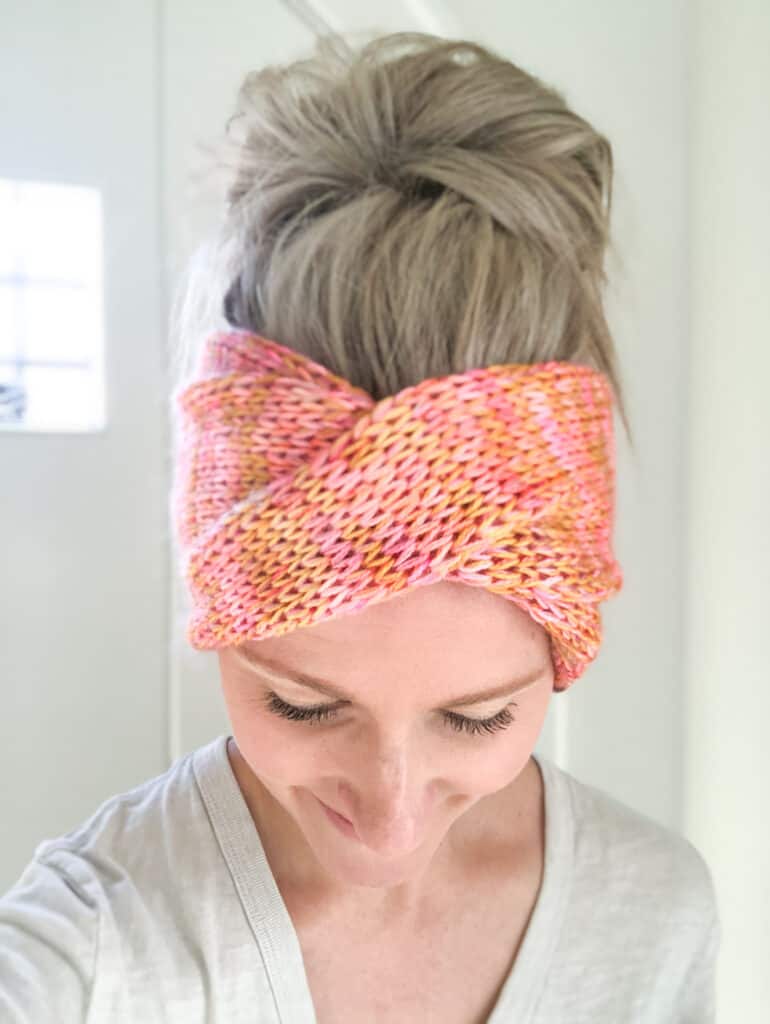 Free Addi Knitting Machine Headband Pattern