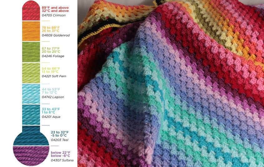 2022 Temperature Blanket: Final Countdown – Modern Daily Knitting