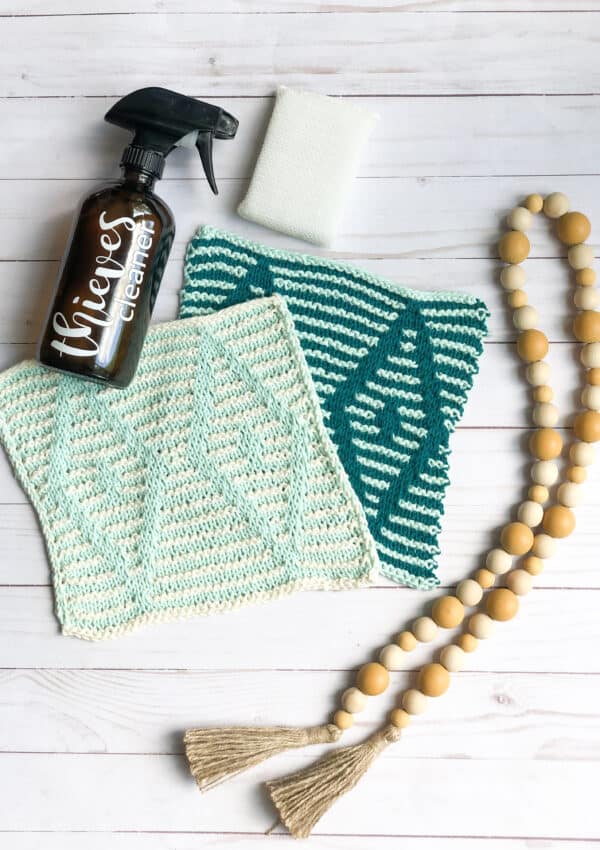 Diamond Dish Cloth Free Knitting Pattern