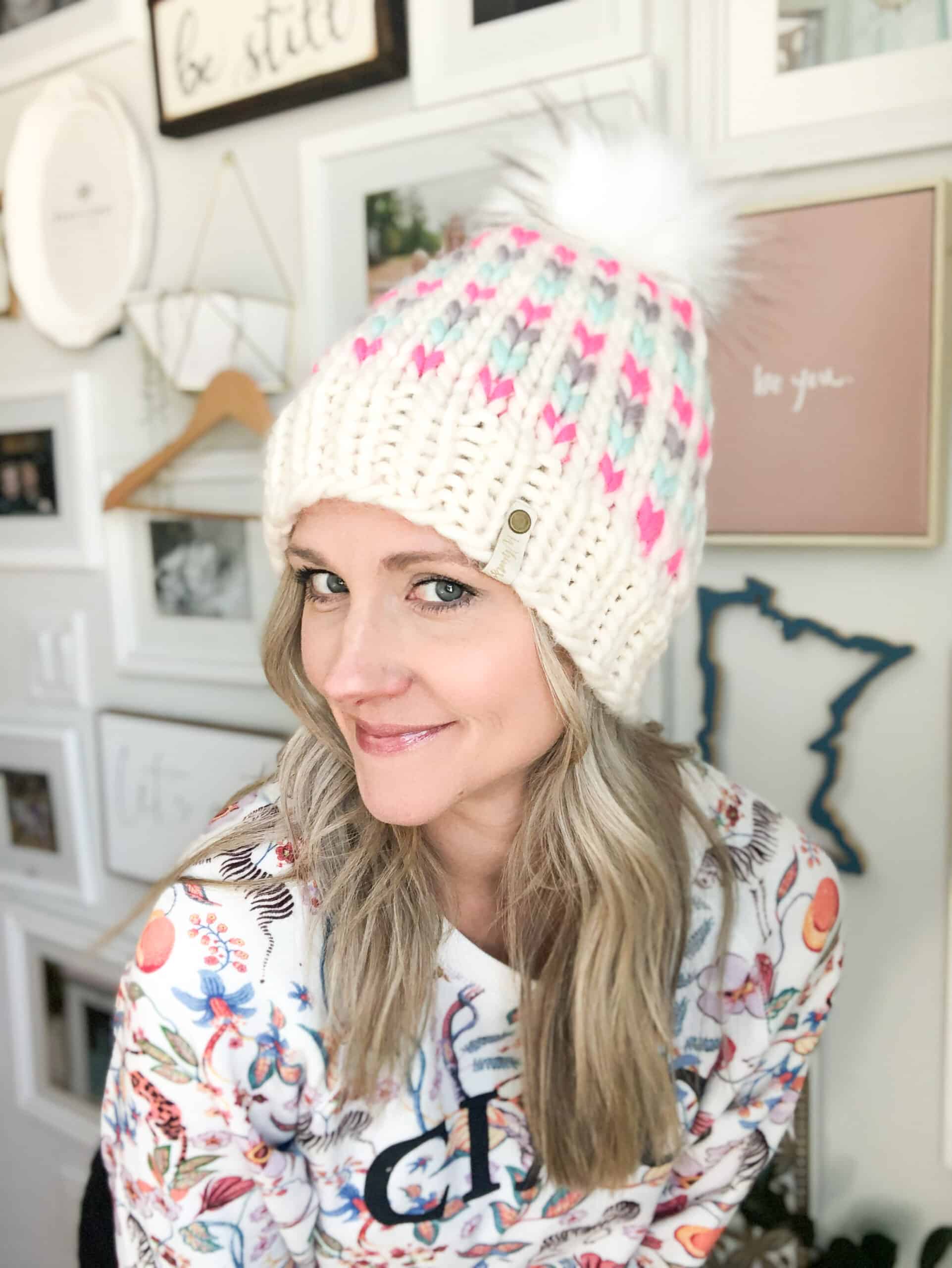 Anneli Hat – FREE Beginner Fair Isle Hat Knitting Pattern