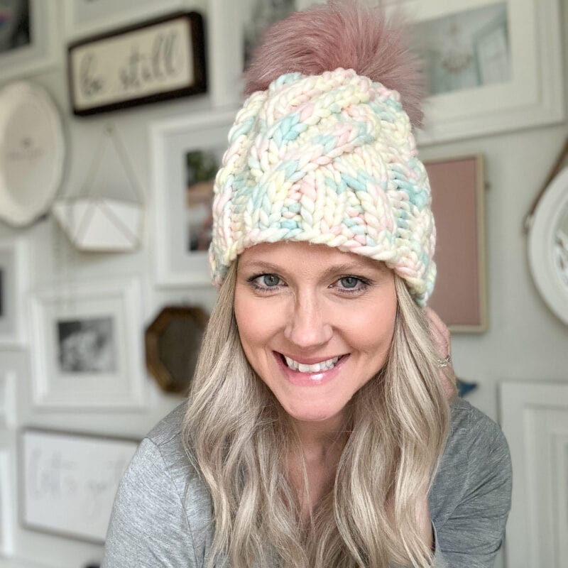 free cable hat knitting pattern