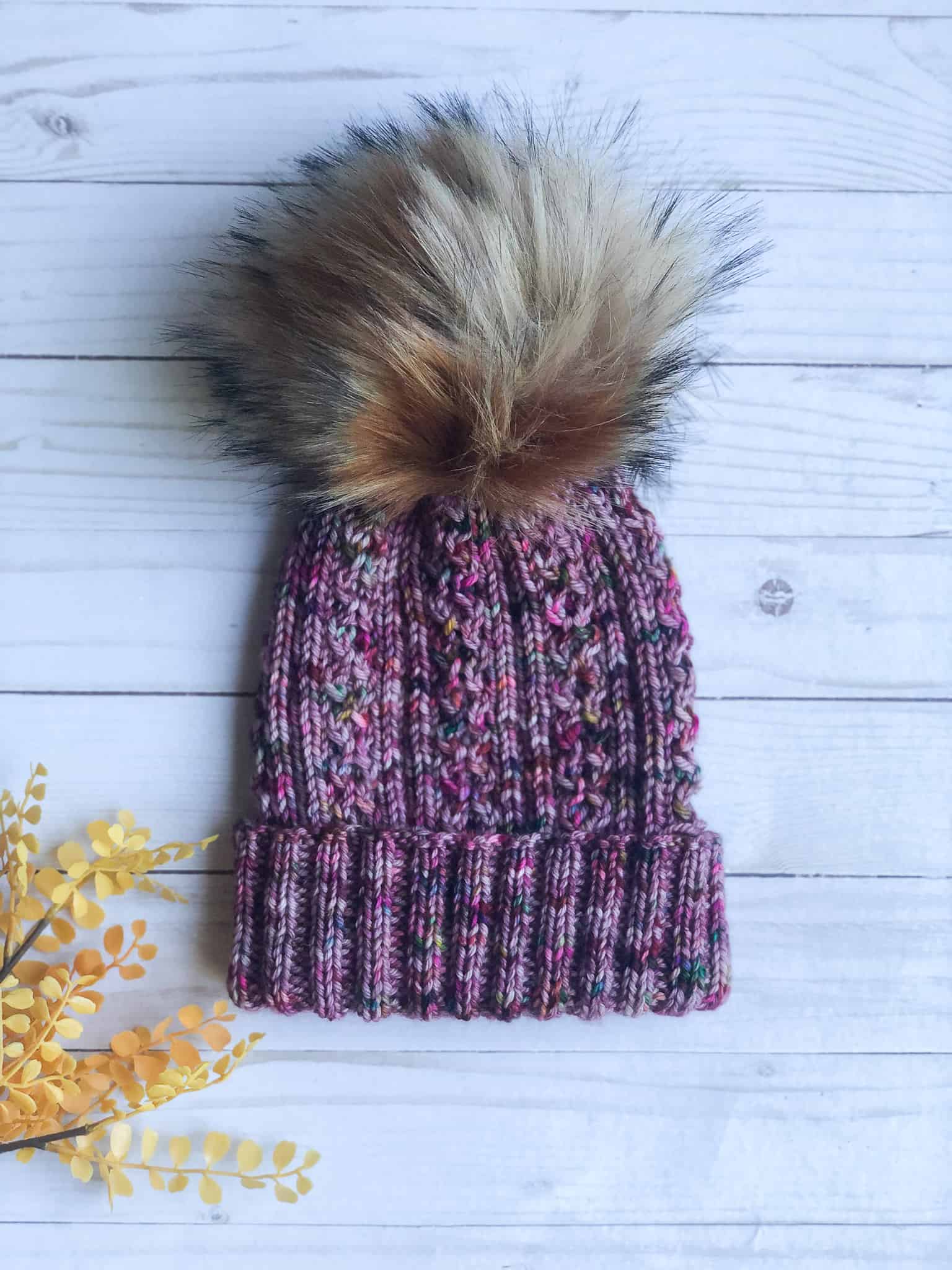 Tenney Beanie – Free Twisted Stitches Hat Knitting Pattern