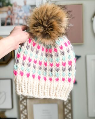 Maci Beanie - Addi Knitting Machine Hat Pattern  Machine knitting, Addi knitting  machine, Circular knitting machine