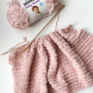 Knitting with velvet yarn. How to knit with velvet yarn