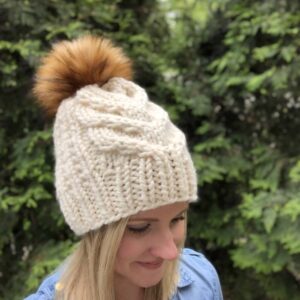 Free Cable Hat Knitting Pattern